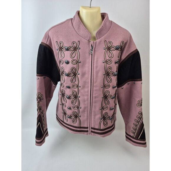 We The Free People Women's Woodrose Boy Band Bomber Jacket Size Small - Picture 4 of 7